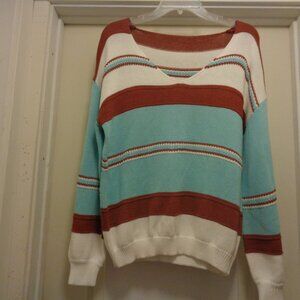 SAILORCORE SEAWORTHY FRENCH STYLED DRAPED BIG SWEATER S TO M